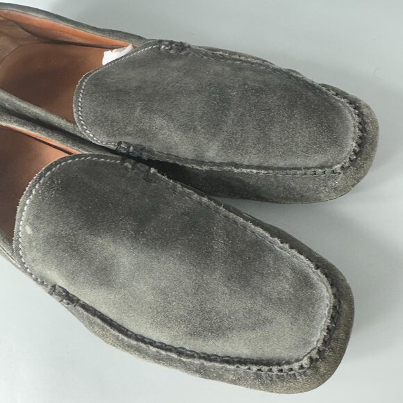 FRYE Men\'s Gray Suede Allen Venetian Loafers, Size11 D main image 5